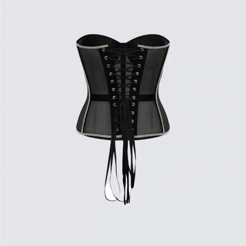 Perfect Corset NY Secret Form Bra with Rhinestones - Picture 2 of 7
